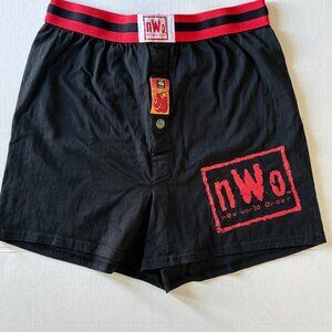 nWo New World Order Boxer Shorts Men’s Large Harry Boxer Inc Wrestling Fan